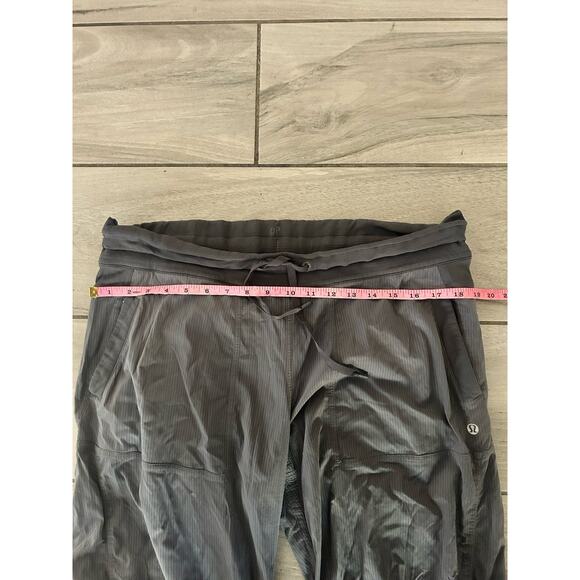 Lululemon Pants Womens Size 12 Gray Dance Studio Unlined LW5573S Wide Leg - Picture 3 of 5